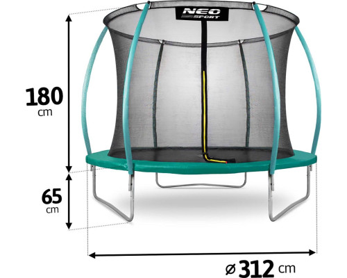 Садовий батут Neo-Sport NS-10C181 з внутрішньою сіткою 10 FT 312 см