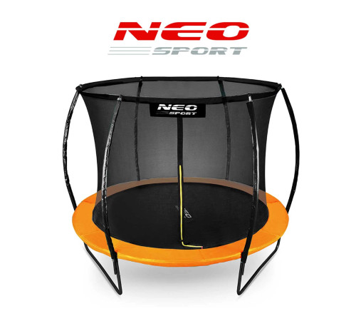 Батут Neo-Sport з внутрішньою сіткою 10 футів 312 см чорно-помаранчевий Батут Neo-Sport з внутрішньою сіткою 10 футів 312 см чорно-помаранчевий