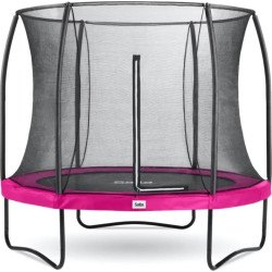 Батут Salta Comfort Edition з зовнішньою сіткою 153 см рожевий