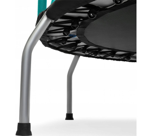 Батут Jumi Hyper Motion HYP 66 IN GR з внутрішньою сіткою 5,5 футів 167 см бірюзовий