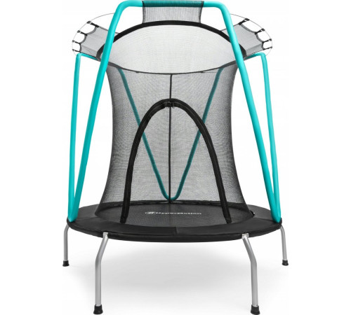 Батут Jumi Hyper Motion HYP 54 IN GR з внутрішньою сіткою 4,5 футів 137 см бірюзовий