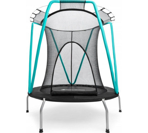 Батут Jumi Hyper Motion HYP 54 IN GR з внутрішньою сіткою 4,5 футів 137 см бірюзовий
