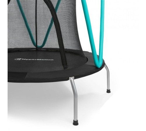 Батут Jumi Hyper Motion HYP 54 IN GR з внутрішньою сіткою 4,5 футів 137 см бірюзовий