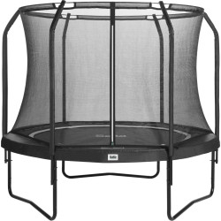 Садовий батут Salta Premium Black Edition з внутрішньою сіткою 8 FT 251 см