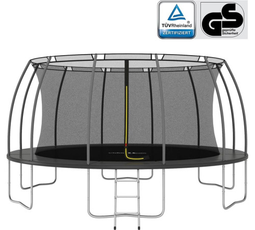Батут садовий vidaXL 92953 з внутрішньою сіткою 16 FT 487 см