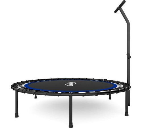 Батут для фітнесу Physionics JG868773 з поручнем 5 футів 101 см чорно-синій