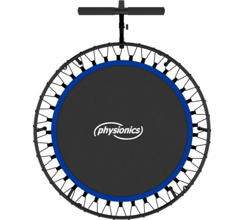 Батут для фітнесу Physionics JG868773 з поручнем 5 футів 101 см чорно-синій