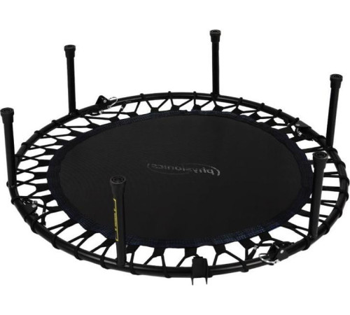 Батут для фітнесу Physionics JG868773 з поручнем 5 футів 101 см чорно-синій