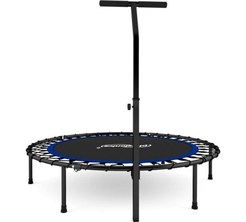 Батут для фітнесу Physionics JG868773 з поручнем 5 футів 101 см чорно-синій