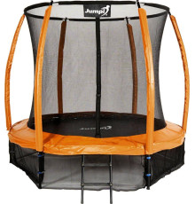 Батут Jumpi Maxy Comfort Plus з внутрішньою сіткою 8,5 футів 252 см помаранчевий