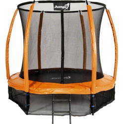 Батут Jumpi Maxy Comfort Plus з внутрішньою сіткою 8,5 футів 252 см помаранчевий