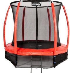 Батут Jumpi Maxy Comfort Plus з внутрішньою сіткою 8,5 футів 252 см червоний