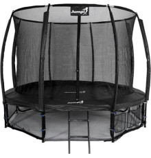 Батут Jumpi Maxy Comfort Plus з внутрішньою сіткою 10 футів 312 см чорний
