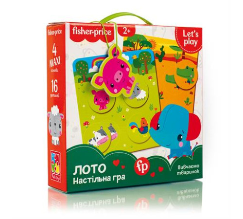 Настільна гра Fisher Price Лото Звірята (VT2910-01)