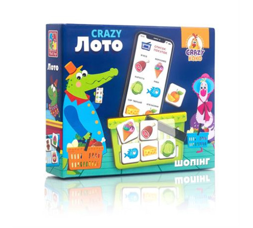 Настільна гра Vladi Toys Crazy Лото (VT8055-09)