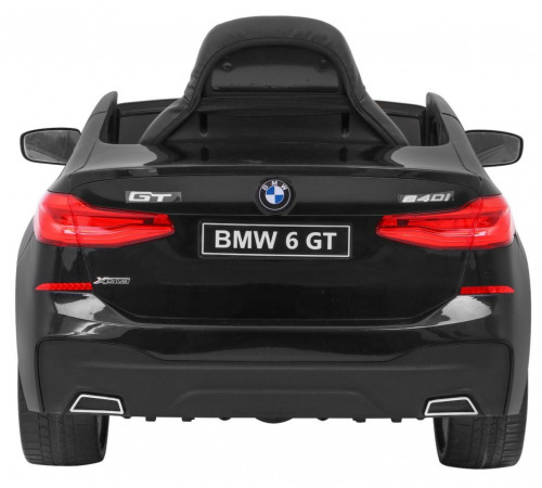 Дитяча акумуляторна машинка BMW 6 GT Чорна