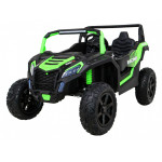 Баггі Strong Racing ATV для 2 дітей Green + Безщітковий мотор + Надувні колеса + Audio LED