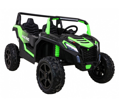 Дитяча акумуляторна машинка Баггі Strong Racing ATV для 2 дітей Зелена