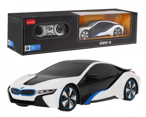 BMW i8 білий RASTAR модель 1:24 Авто на дистанційному керуванні + пульт 2,4 ГГц