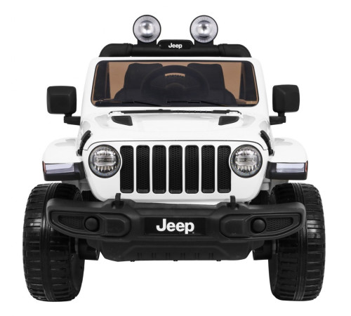 Дитяча акумуляторна машинка Jeep Wrangler Rubicon Біла