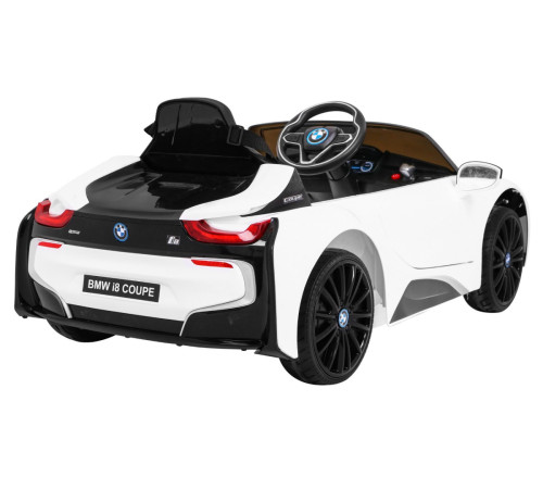 Дитяча акумуляторна машинка BMW I8 Lift Battery Car Біла