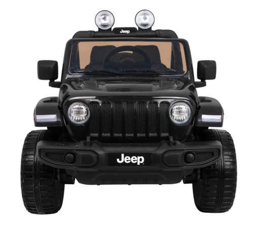 Дитяча акумуляторна машинка Jeep Wrangler Rubicon Чорна