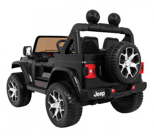 Дитяча акумуляторна машинка Jeep Wrangler Rubicon Чорна