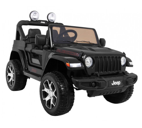 Дитяча акумуляторна машинка Jeep Wrangler Rubicon Чорна