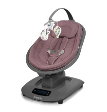 Крісло-гойдалка Lionelo BLOSSOM PINK MAUVE