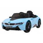 BMW I8 Lift Battery Car Blue + Пульт + Повільний Старт + 3-точкові ремені безпеки + MP3 USB + LED