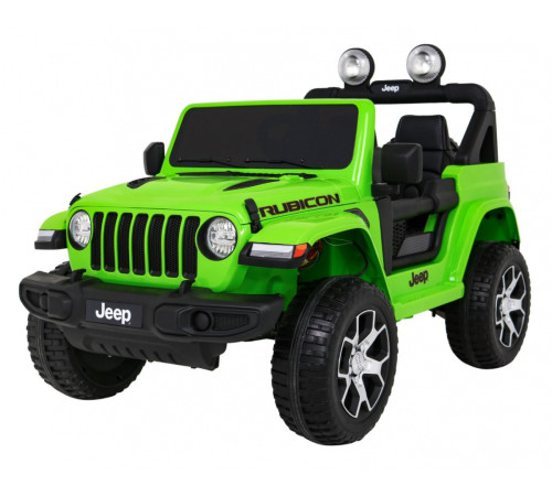 Дитяча акумуляторна машинка Jeep Wrangler Rubicon Зелена