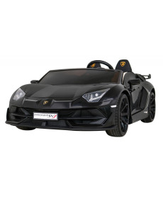 Lamborghini SVJ DRIFT для 2 дітей Black + Функція Drift + Пульт + MP3 LED + Free Start