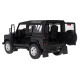 Land Rover Defender чорний RASTAR модель 1:14 + Пульт 2,4 ГГц + Ручне відкривання дверей