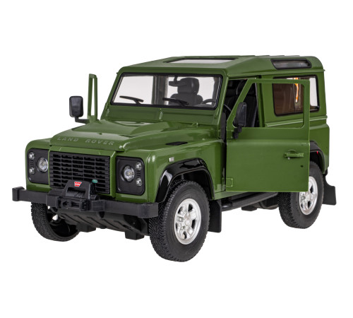 Land Rover Defender зелений RASTAR модель 1:14 Пульт автомобіля + Пульт 2,4 ГГц + Двері відкриваються вручну