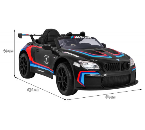 Дитяча акумуляторна машинка BMW M6 GT3 Чорна