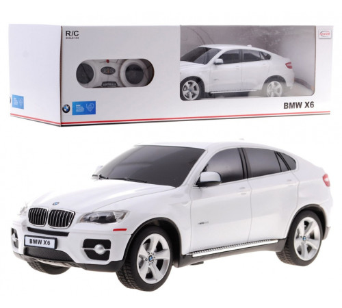 BMW X6 білий RASTAR модель 1:24 Позашляховик на дистанційному керуванні + пульт BMW X6 білий RASTAR модель 1:24 Позашляховик на дистанційному керуванні + пульт