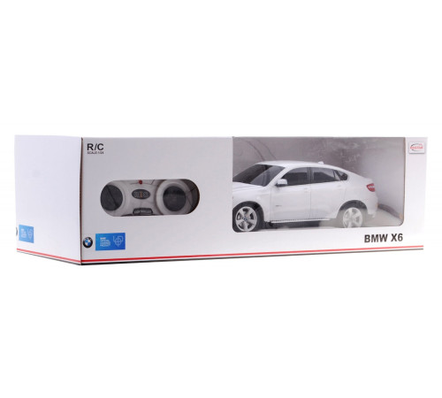 BMW X6 білий RASTAR модель 1:24 Позашляховик на дистанційному керуванні + пульт BMW X6 білий RASTAR модель 1:24 Позашляховик на дистанційному керуванні + пульт