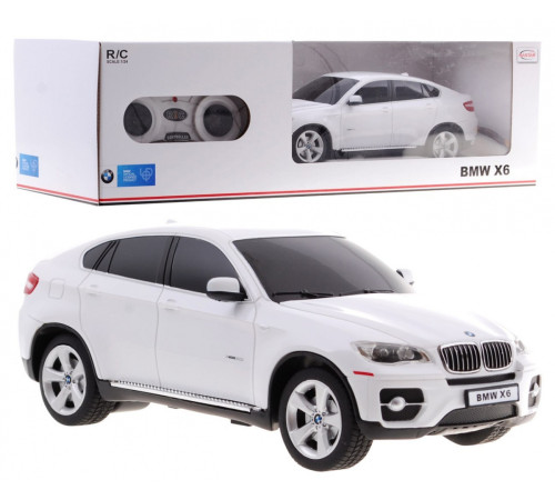 BMW X6 білий RASTAR модель 1:24 Позашляховик на дистанційному керуванні + пульт BMW X6 білий RASTAR модель 1:24 Позашляховик на дистанційному керуванні + пульт