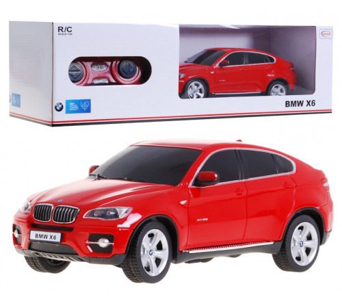 BMW X6 червоний RASTAR модель 1:24 Позашляховик на дистанційному керуванні + пульт BMW X6 червоний RASTAR модель 1:24 Позашляховик на дистанційному керуванні + пульт