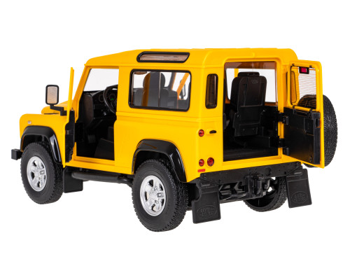 Land Rover Defender жовтий RASTAR модель 1:14 Пульт авто + Пульт 2,4 ГГц + Двері відкриваються вручну