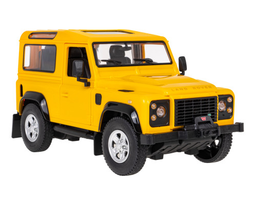 Land Rover Defender жовтий RASTAR модель 1:14 Пульт авто + Пульт 2,4 ГГц + Двері відкриваються вручну