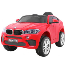 Дитяча акумуляторна машинка BMW X6M Червона