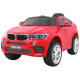 Дитяча акумуляторна машинка BMW X6M Червона