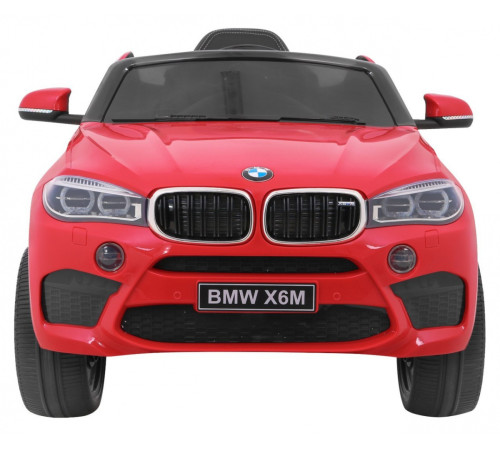 Дитяча акумуляторна машинка BMW X6M Червона