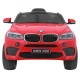 Дитяча акумуляторна машинка BMW X6M Червона