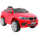 Дитяча акумуляторна машинка BMW X6M Червона