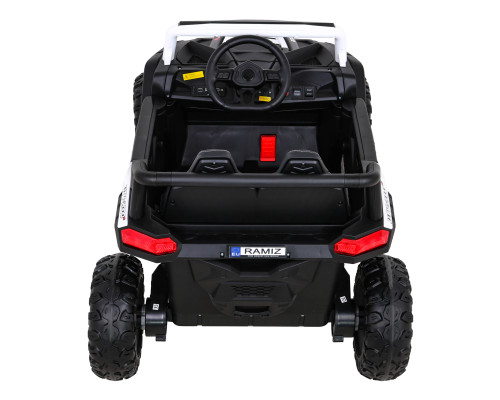 Баггі UTV 2000M Racing Battery Car White + MP3 Звуки Світло + Пульт дистанційного керування + Вільний старт