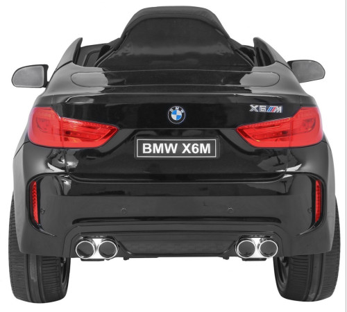 Дитяча акумуляторна машинка BMW X6M Чорна