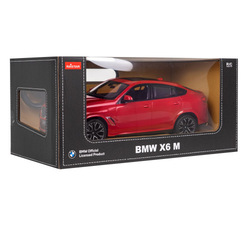 BMW X6 M червоний RASTAR модель 1:14 Автомобіль на дистанційному керуванні + пульт 2,4 ГГц BMW X6 M червоний RASTAR модель 1:14 Автомобіль на дистанційному керуванні + пульт 2,4 ГГц