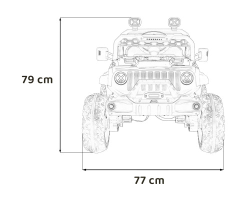 Позашляховик OFF ROAD Білий